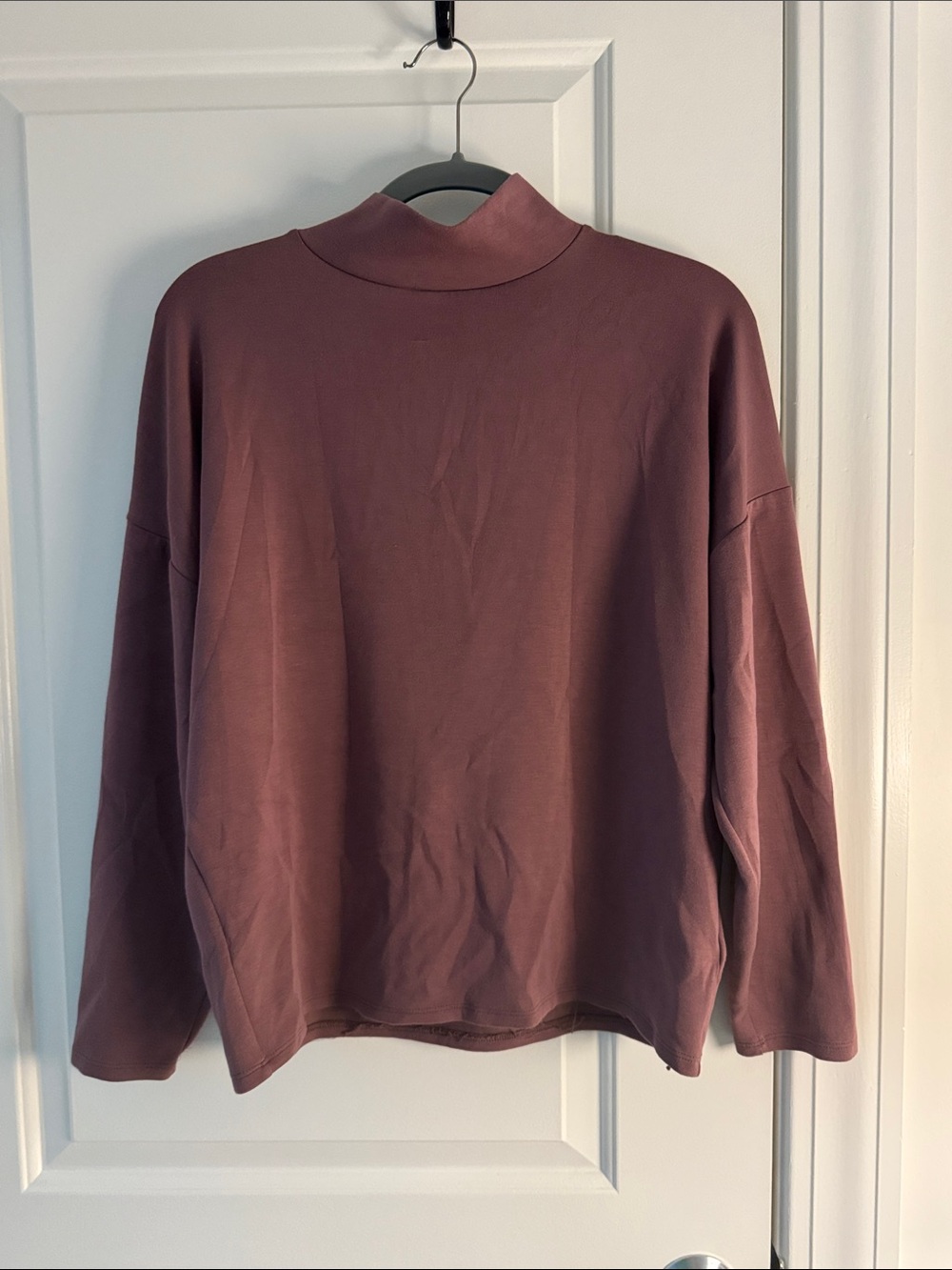 Express Mauve Brown Cowl Neck Sweater